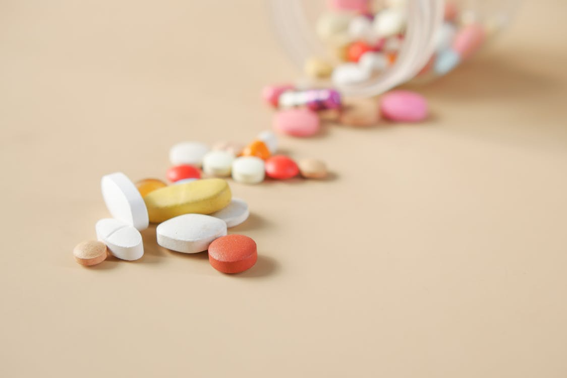 A close up of prescription medication